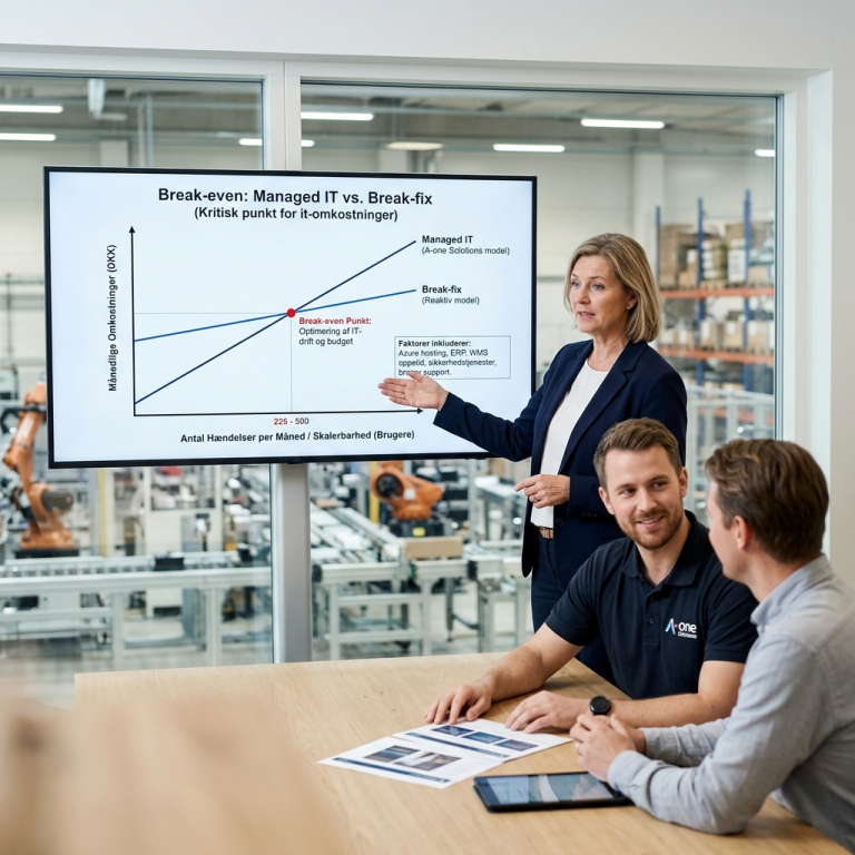 Break-even analyse og TCO for managed IT-løsninger