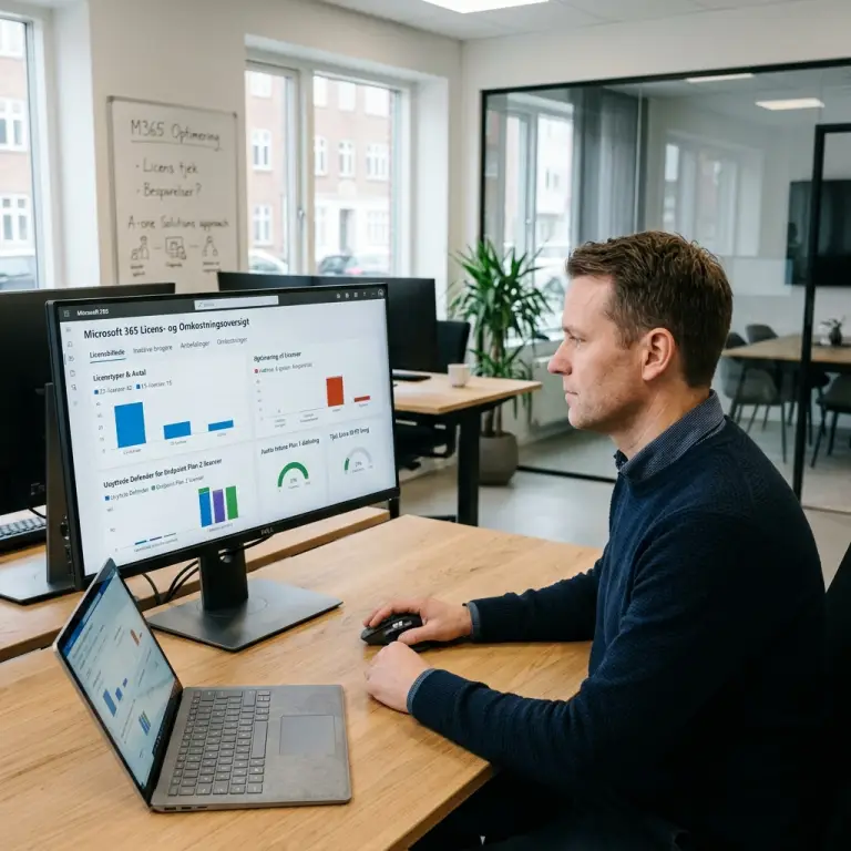 Microsoft 365 optimering af IT-budget og sikkerhed for virksomheder