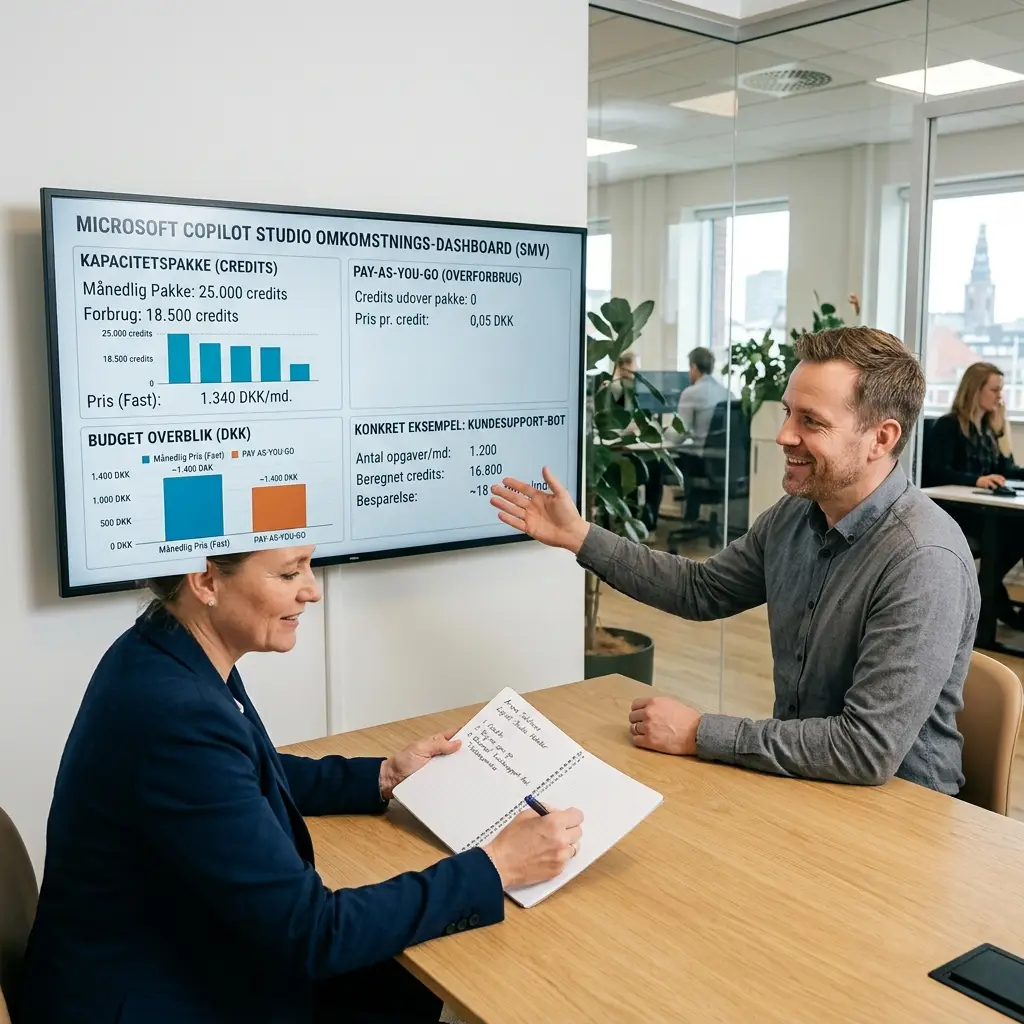 Microsoft Copilot Studio pris til kundeservice og CRM for SMV
