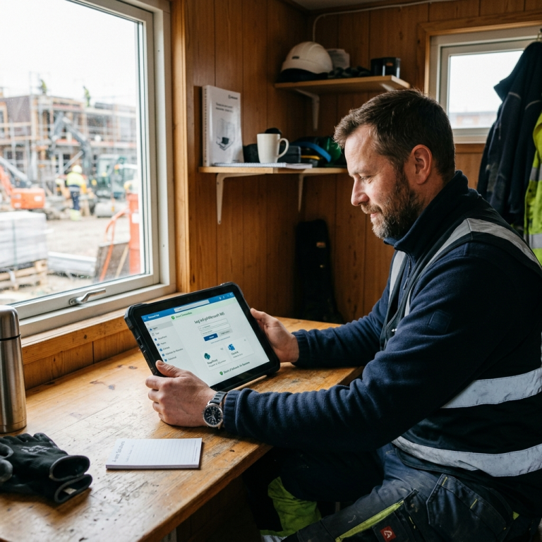 Microsoft Defender sikrer adgang på byggeplads mod cybertrusler