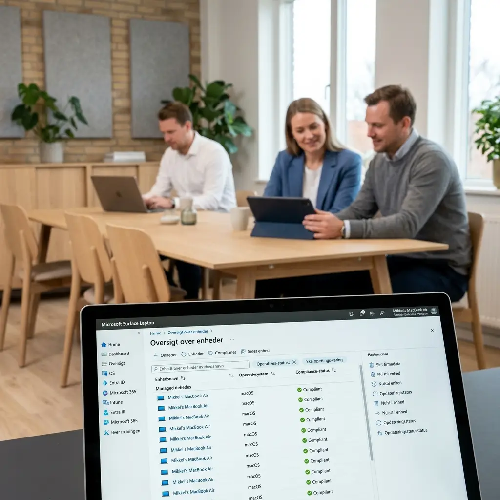 Microsoft Intune central enhedsstyring til SMV'er