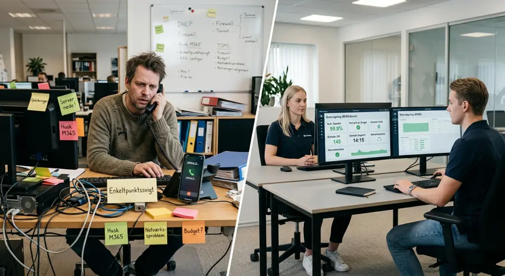 IT-support outsourcing guide til små og mellemstore virksomheder