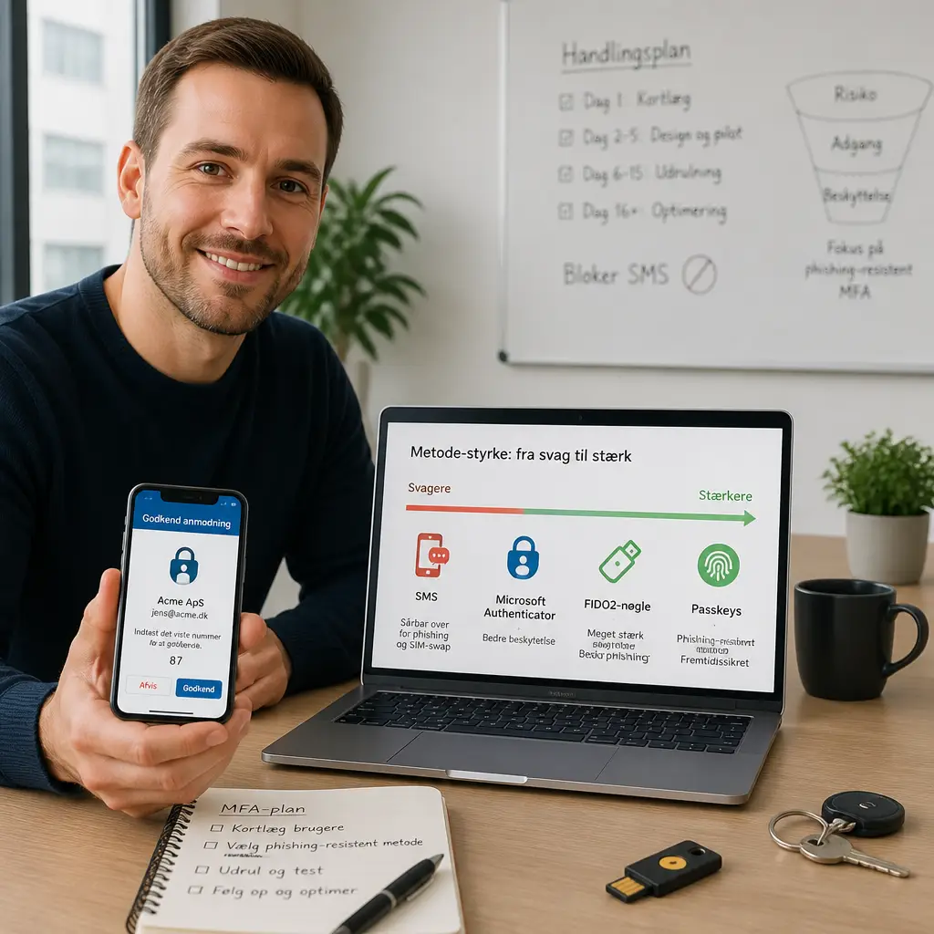 Alternativer til SMS-godkendelse i Microsoft 365