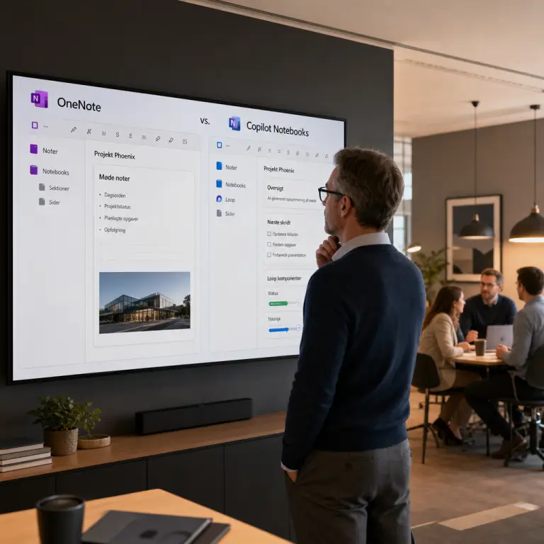 Copilot vs OneNote – vælg det rigtige værktøj til din arbejdsdag