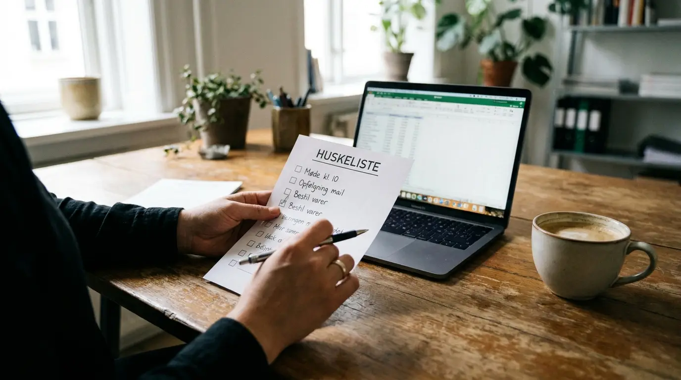 Tjekliste gennemgås inden underskrift af aftale med managed service provider