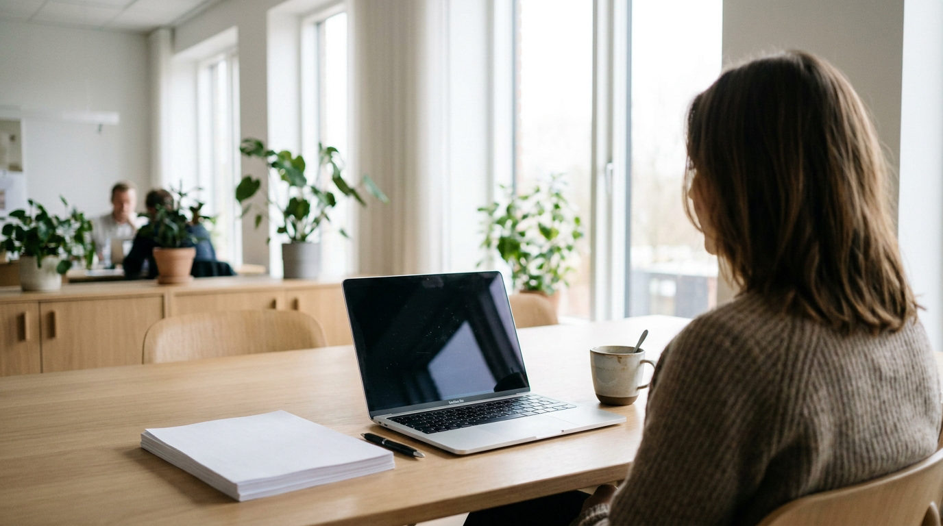 Medarbejder beregner pris pr. bruger og TCO for it support